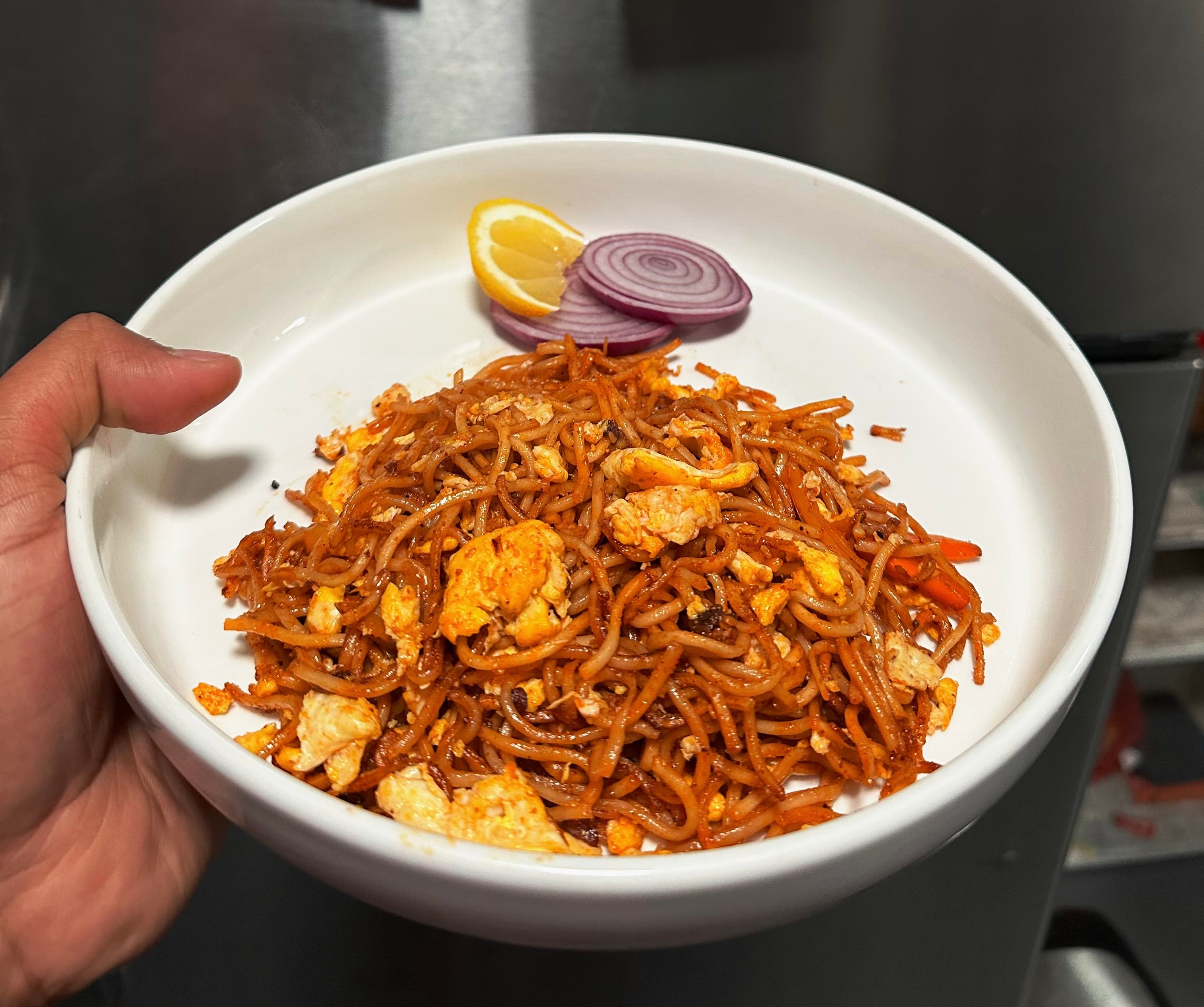 Chili Garlic Egg Noodles