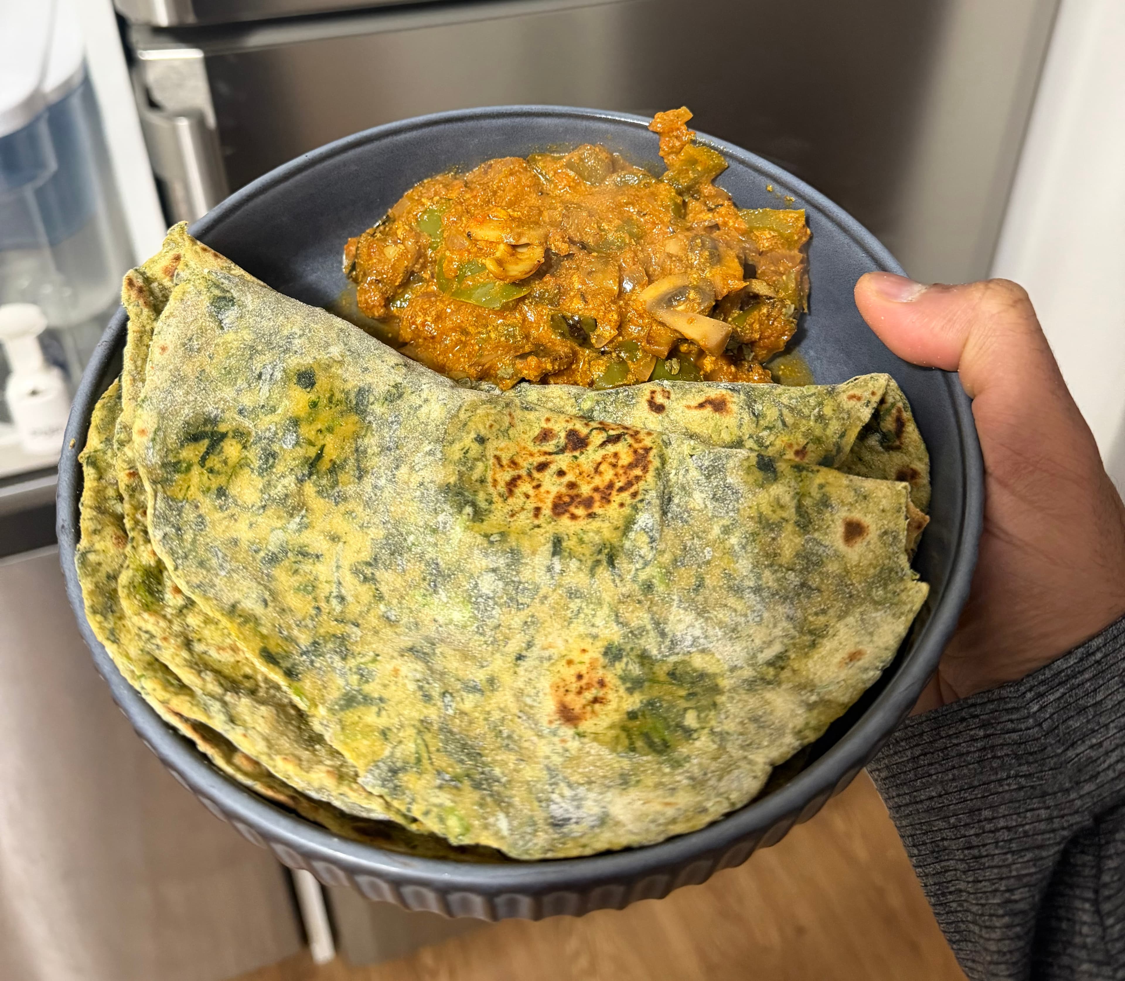 Capsicum Mushroom Curry